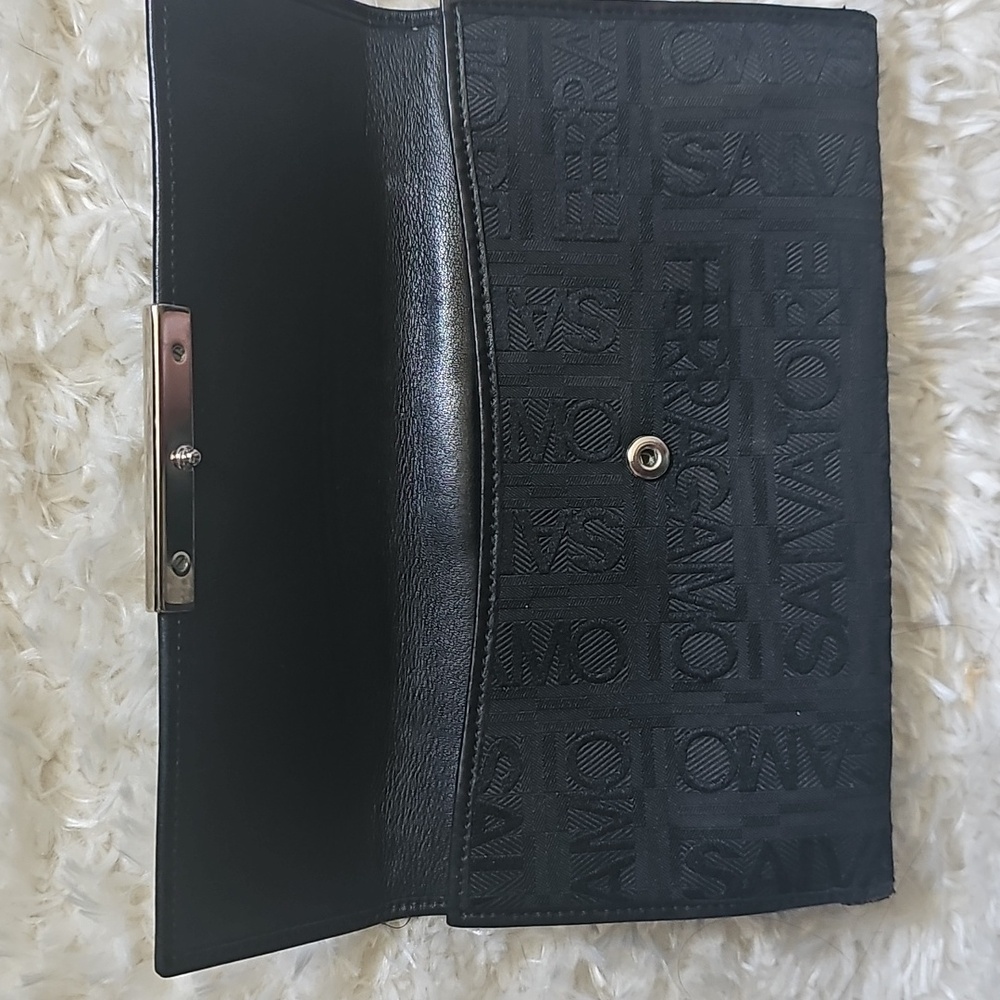 🔥Vintage Salvatore Ferragamo Black Wallet - Picture 3 of 8